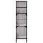 vidaXL Βιβλιοθήκη Γκρι Sonoma 78,5x33x117,5 εκ. Επεξεργασμένο Ξύλο