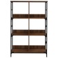 vidaXL Βιβλιοθήκη Καφέ Δρυς 78,5x33x117,5 εκ. Επεξεργασμένο Ξύλο
