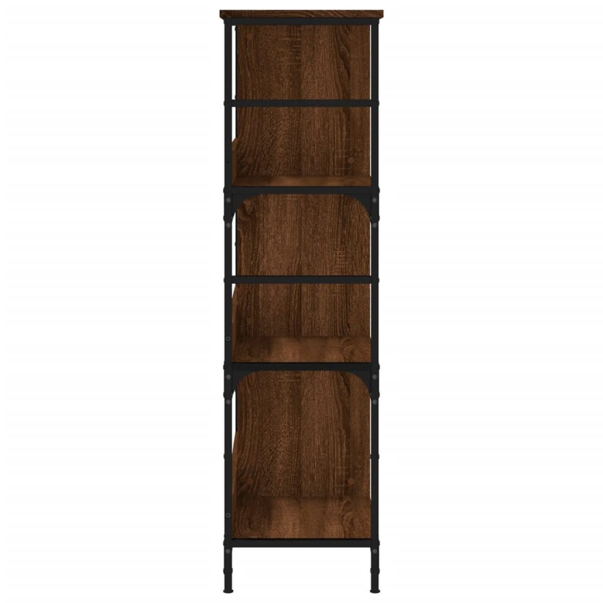 vidaXL Βιβλιοθήκη Καφέ Δρυς 78,5x33x117,5 εκ. Επεξεργασμένο Ξύλο