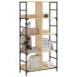 vidaXL Βιβλιοθήκη Sonoma Δρυς 78,5x33x153 εκ. Επεξεργασμένο Ξύλο