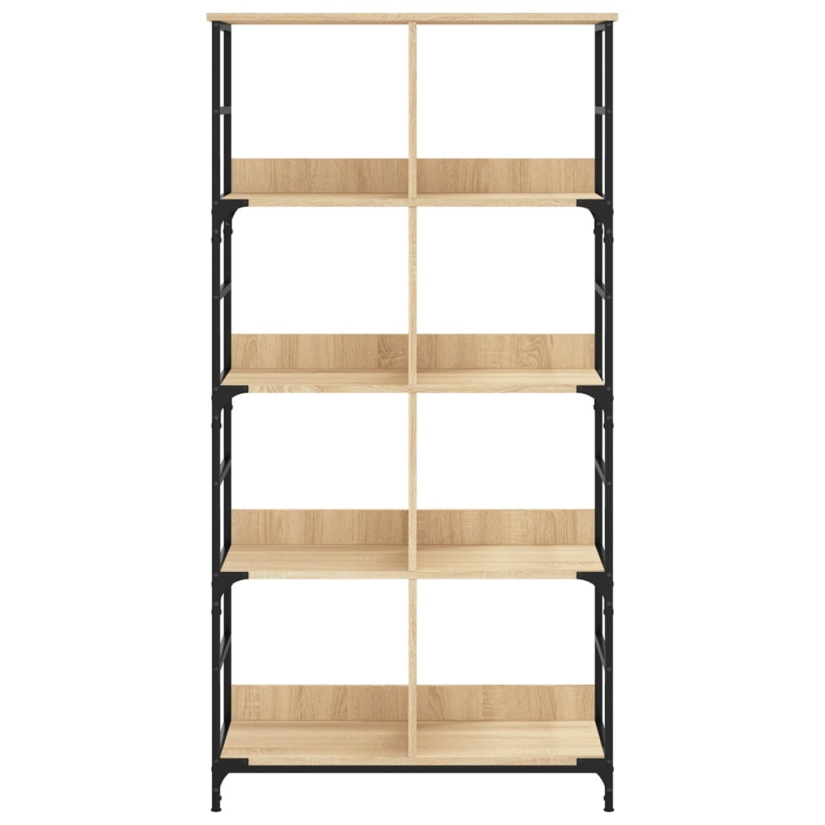 vidaXL Βιβλιοθήκη Sonoma Δρυς 78,5x33x153 εκ. Επεξεργασμένο Ξύλο