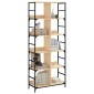 vidaXL Βιβλιοθήκη Sonoma Δρυς 78,5x33x188,5 εκ. Επεξεργασμένο Ξύλο