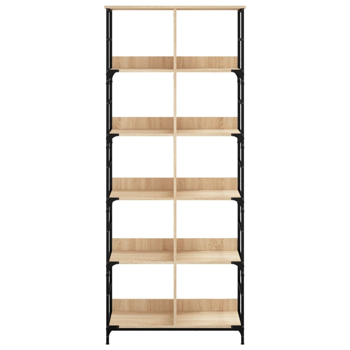 vidaXL Βιβλιοθήκη Sonoma Δρυς 78,5x33x188,5 εκ. Επεξεργασμένο Ξύλο