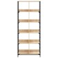 vidaXL Βιβλιοθήκη Sonoma Δρυς 78,5x33x188,5 εκ. Επεξεργασμένο Ξύλο
