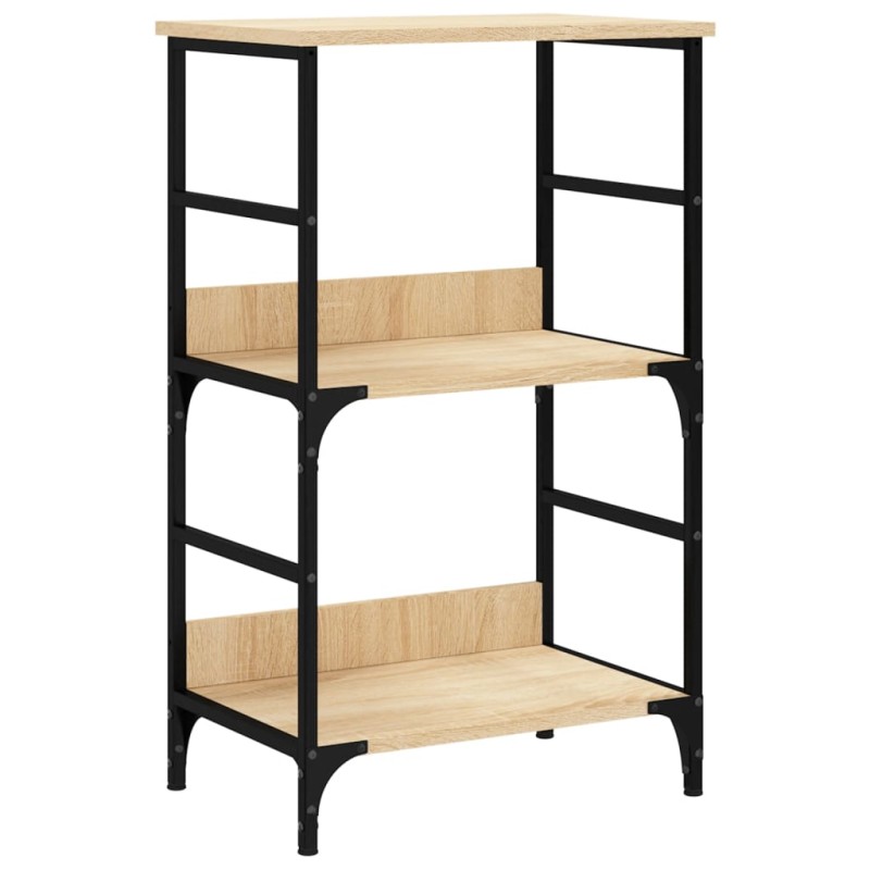 vidaXL Βιβλιοθήκη Sonoma Δρυς 50 x 33 x 82 εκ. από Επεξεργασμένο Ξύλο