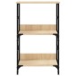 vidaXL Βιβλιοθήκη Sonoma Δρυς 50 x 33 x 82 εκ. από Επεξεργασμένο Ξύλο