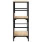 vidaXL Βιβλιοθήκη Sonoma Δρυς 50 x 33 x 82 εκ. από Επεξεργασμένο Ξύλο