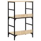 vidaXL Βιβλιοθήκη Sonoma Δρυς 50 x 33 x 82 εκ. από Επεξεργασμένο Ξύλο