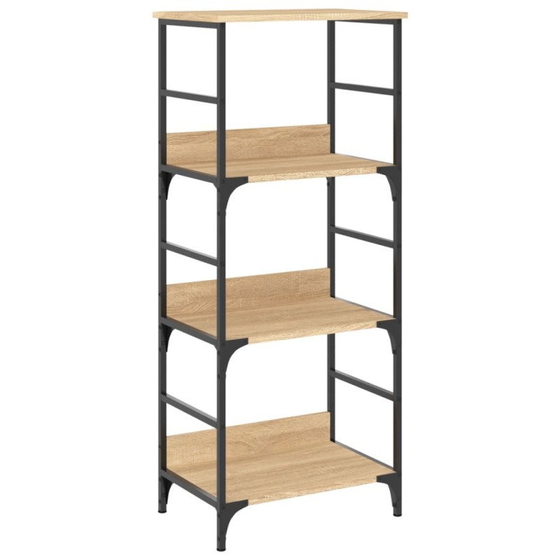 vidaXL Βιβλιοθήκη Sonoma Δρυς 50x33x117,5 εκ. Επεξεργασμένο Ξύλο