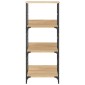vidaXL Βιβλιοθήκη Sonoma Δρυς 50x33x117,5 εκ. Επεξεργασμένο Ξύλο