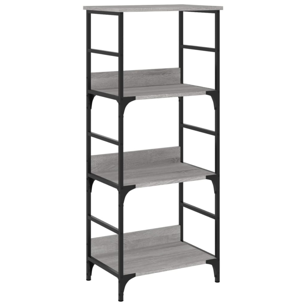 vidaXL Βιβλιοθήκη Γκρι Sonoma 50x33x117,5 εκ. Επεξεργασμένο Ξύλο