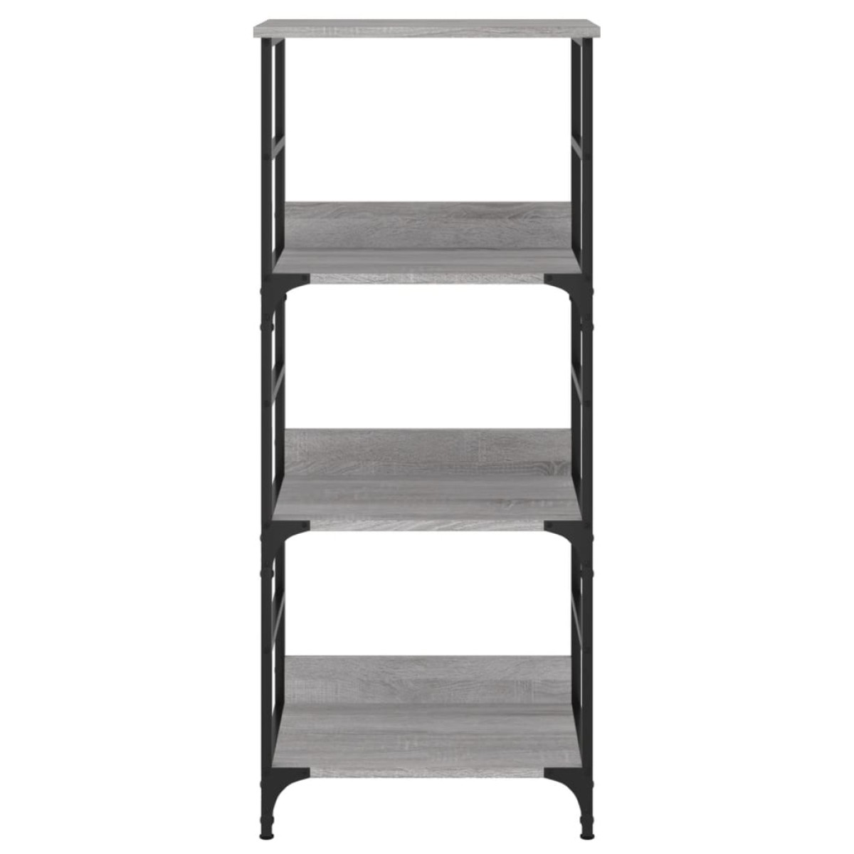 vidaXL Βιβλιοθήκη Γκρι Sonoma 50x33x117,5 εκ. Επεξεργασμένο Ξύλο