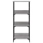 vidaXL Βιβλιοθήκη Γκρι Sonoma 50x33x117,5 εκ. Επεξεργασμένο Ξύλο