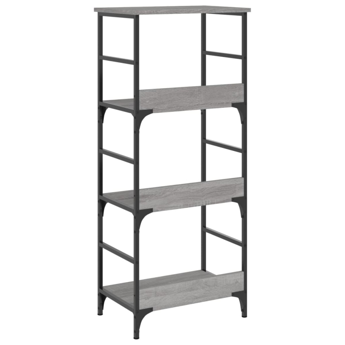 vidaXL Βιβλιοθήκη Γκρι Sonoma 50x33x117,5 εκ. Επεξεργασμένο Ξύλο