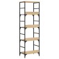 vidaXL Βιβλιοθήκη Sonoma Δρυς 50x33x153 εκ. Επεξεργασμένο Ξύλο