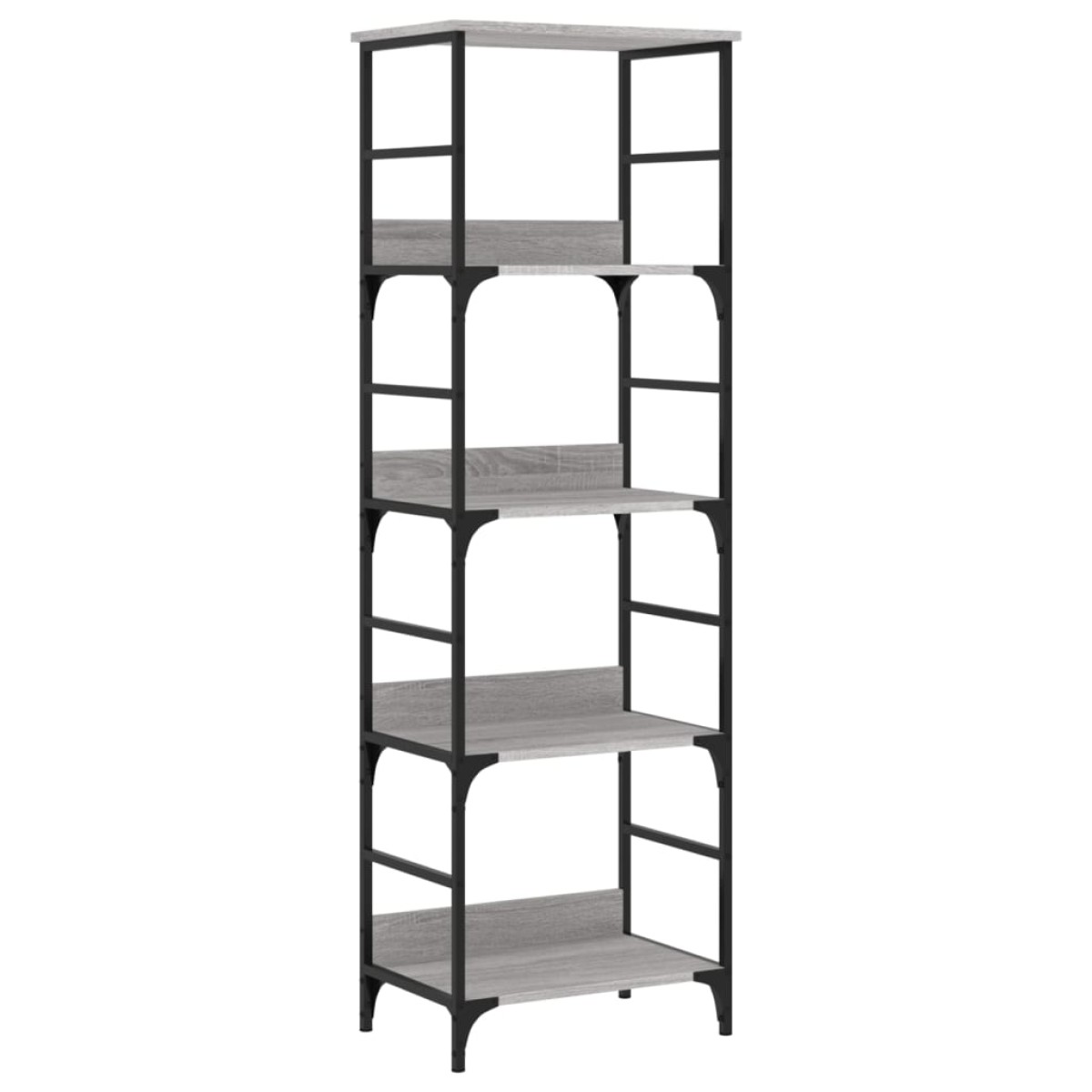 vidaXL Βιβλιοθήκη Γκρι Sonoma 50x33x153 εκ. Επεξεργασμένο Ξύλο