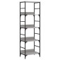 vidaXL Βιβλιοθήκη Γκρι Sonoma 50x33x153 εκ. Επεξεργασμένο Ξύλο