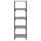 vidaXL Βιβλιοθήκη Γκρι Sonoma 50x33x153 εκ. Επεξεργασμένο Ξύλο
