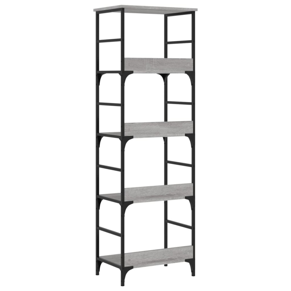 vidaXL Βιβλιοθήκη Γκρι Sonoma 50x33x153 εκ. Επεξεργασμένο Ξύλο