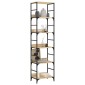 vidaXL Βιβλιοθήκη Sonoma Δρυς 50x33x188,5 εκ. Επεξεργασμένο Ξύλο