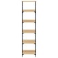 vidaXL Βιβλιοθήκη Sonoma Δρυς 50x33x188,5 εκ. Επεξεργασμένο Ξύλο