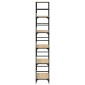 vidaXL Βιβλιοθήκη Sonoma Δρυς 50x33x188,5 εκ. Επεξεργασμένο Ξύλο