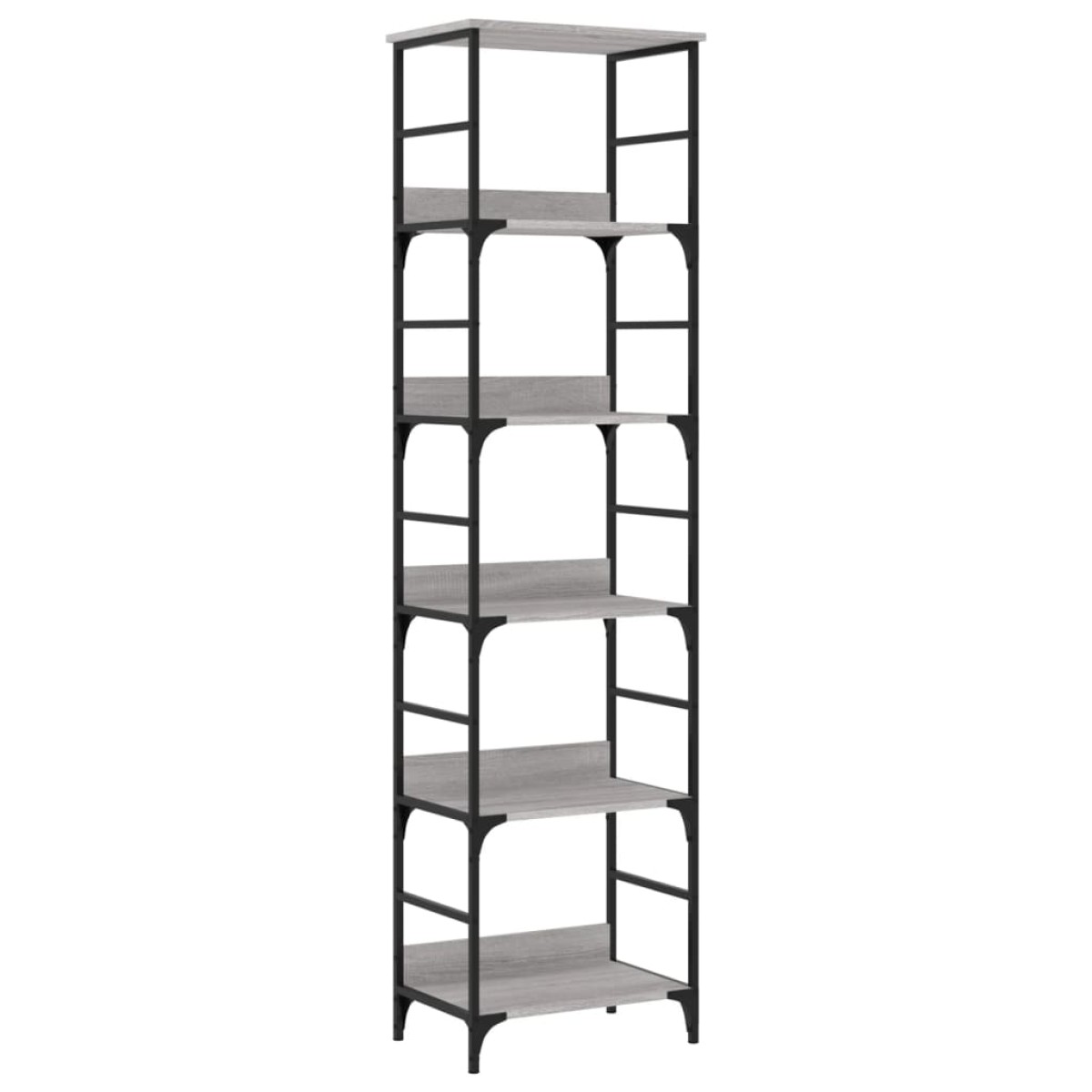 vidaXL Βιβλιοθήκη Γκρι Sonoma 50x33x188,5 εκ. Επεξεργασμένο Ξύλο