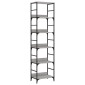 vidaXL Βιβλιοθήκη Γκρι Sonoma 50x33x188,5 εκ. Επεξεργασμένο Ξύλο
