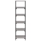 vidaXL Βιβλιοθήκη Γκρι Sonoma 50x33x188,5 εκ. Επεξεργασμένο Ξύλο