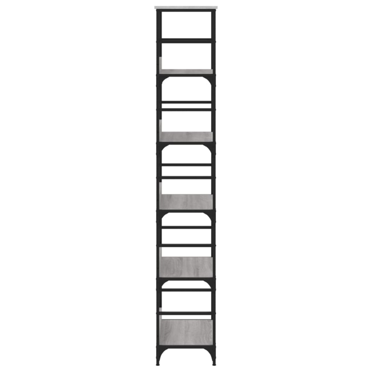 vidaXL Βιβλιοθήκη Γκρι Sonoma 50x33x188,5 εκ. Επεξεργασμένο Ξύλο