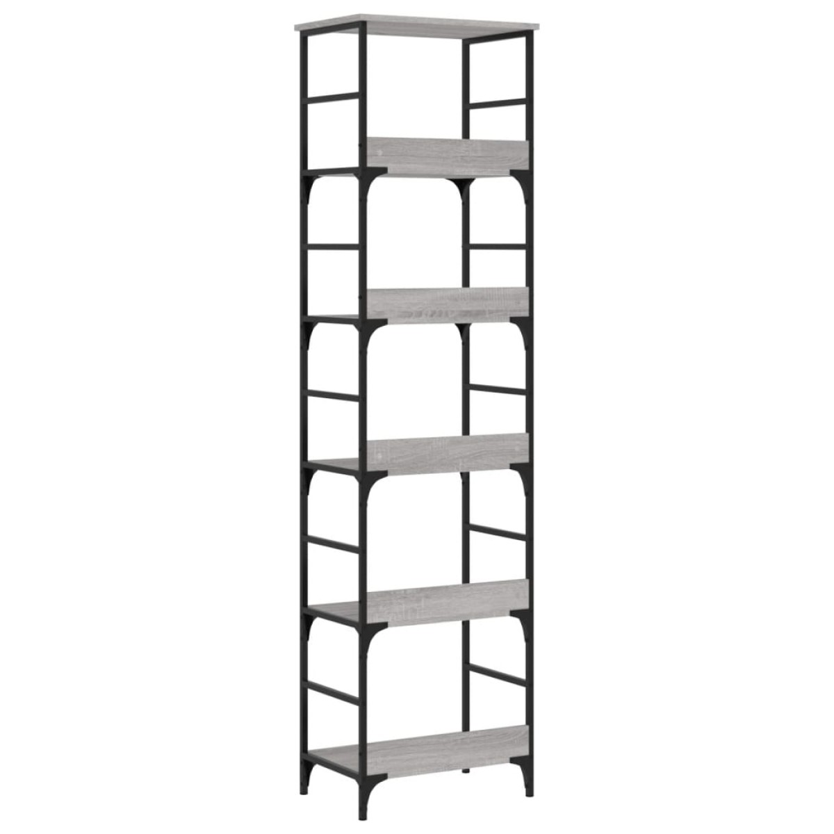 vidaXL Βιβλιοθήκη Γκρι Sonoma 50x33x188,5 εκ. Επεξεργασμένο Ξύλο