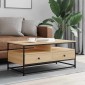 vidaXL Τραπεζάκι Σαλονιού Sonoma Δρυς 100 x 51 x 45 εκ. Επεξεργ. Ξύλο