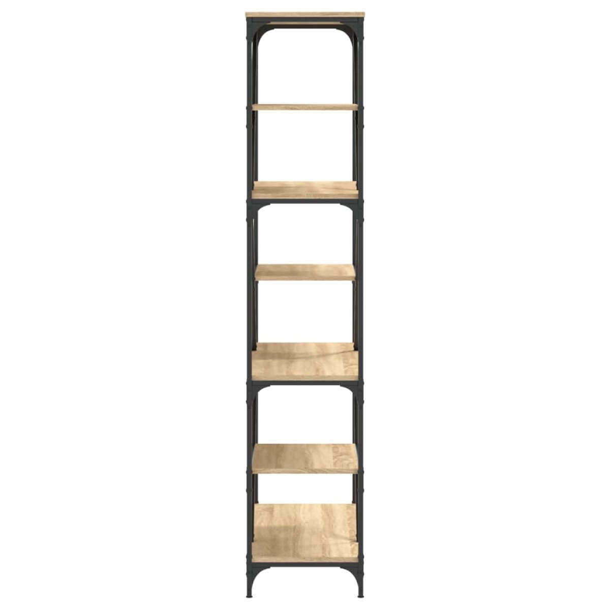vidaXL Βιβλιοθήκη Sonoma Δρυς 91 x 36 x 176 εκ. Επεξεργ. Ξύλο / Ατσάλι