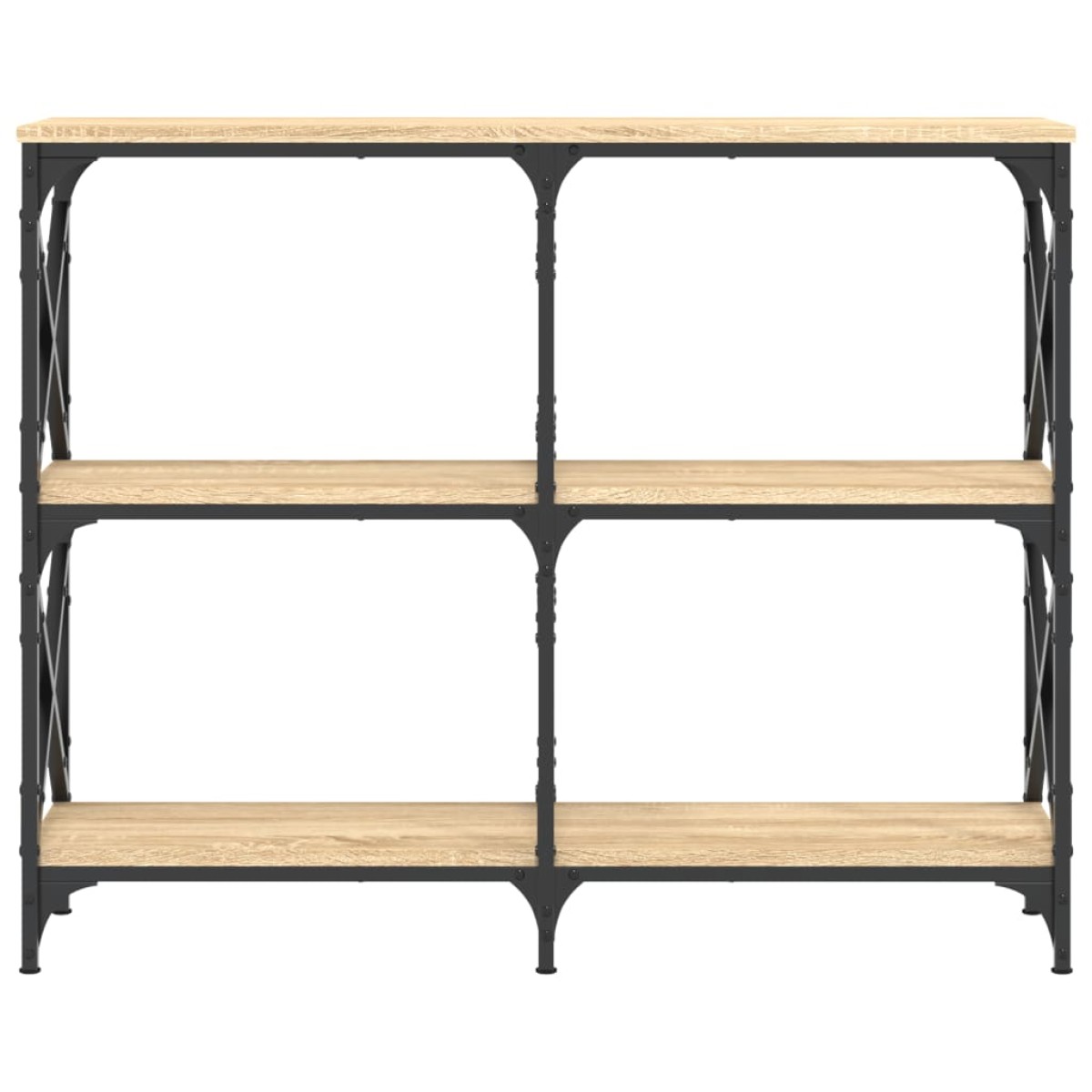 vidaXL Τραπέζι Κονσόλα Sonoma Δρυς 100 x 28 x 80,5 εκ. Επεξεργ. Ξύλο