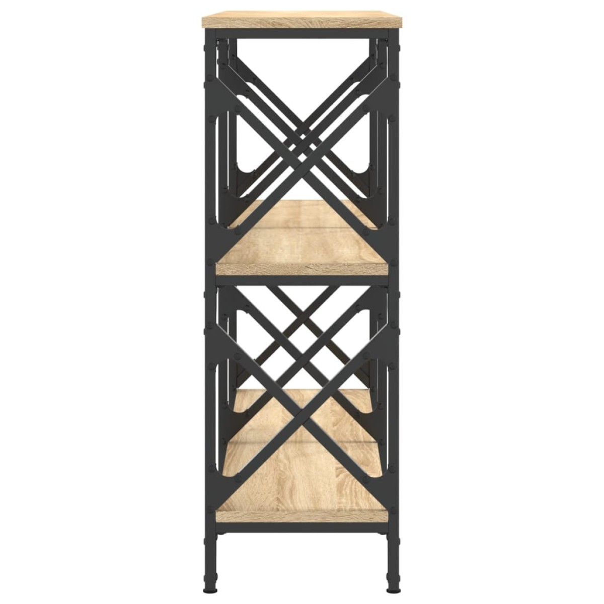 vidaXL Τραπέζι Κονσόλα Sonoma Δρυς 100 x 28 x 80,5 εκ. Επεξεργ. Ξύλο