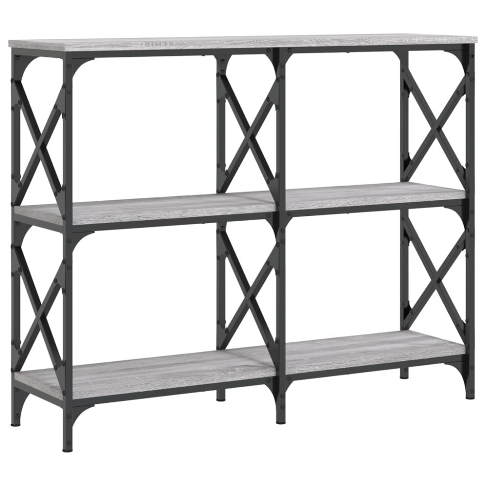 vidaXL Τραπέζι Κονσόλα Γκρι Sonoma 100x28x80,5 εκ. Επεξεργασμένο Ξύλο