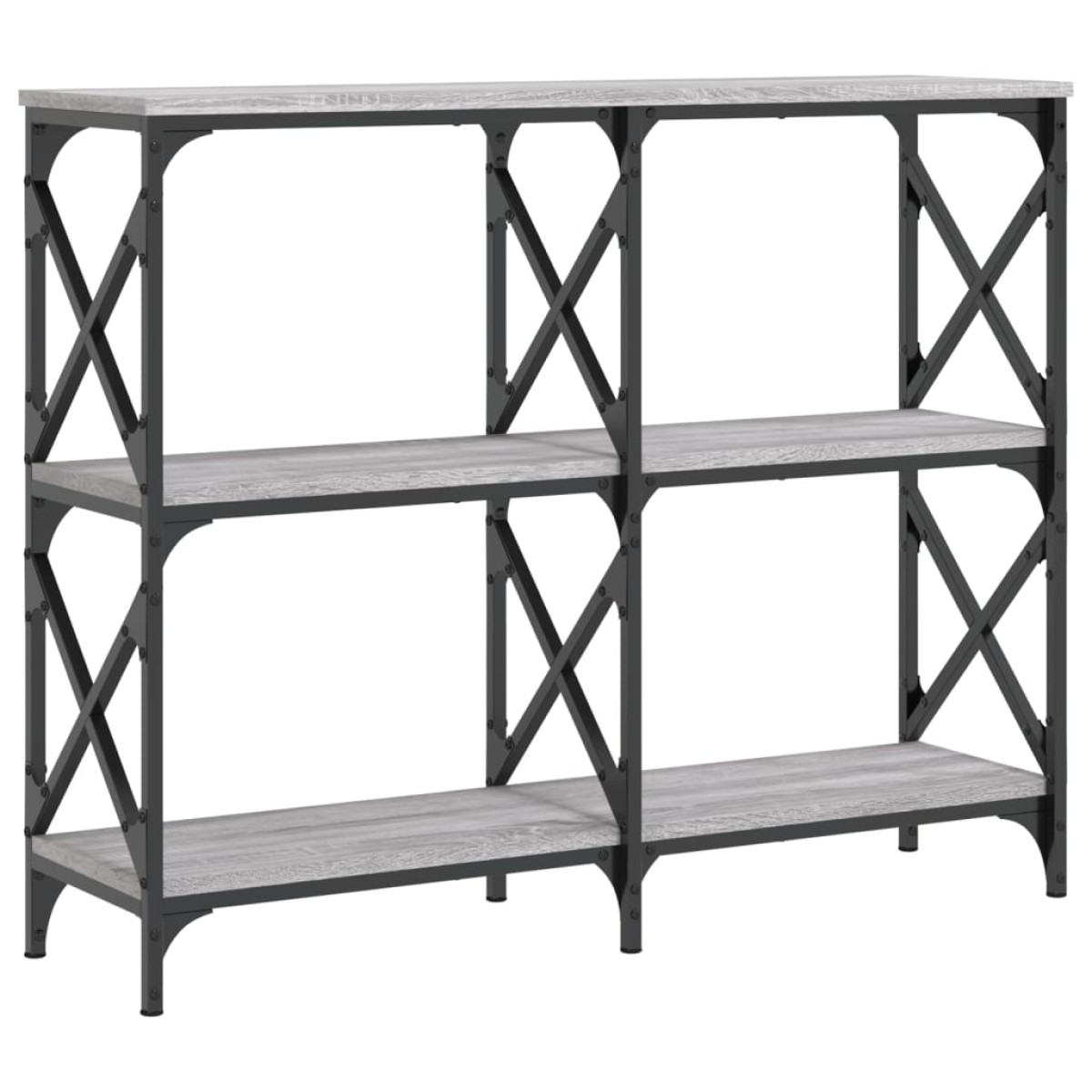 vidaXL Τραπέζι Κονσόλα Γκρι Sonoma 100x28x80,5 εκ. Επεξεργασμένο Ξύλο