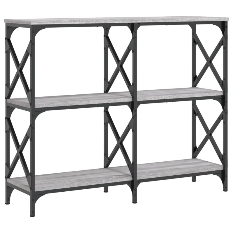 vidaXL Τραπέζι Κονσόλα Γκρι Sonoma 100x28x80,5 εκ. Επεξεργασμένο Ξύλο
