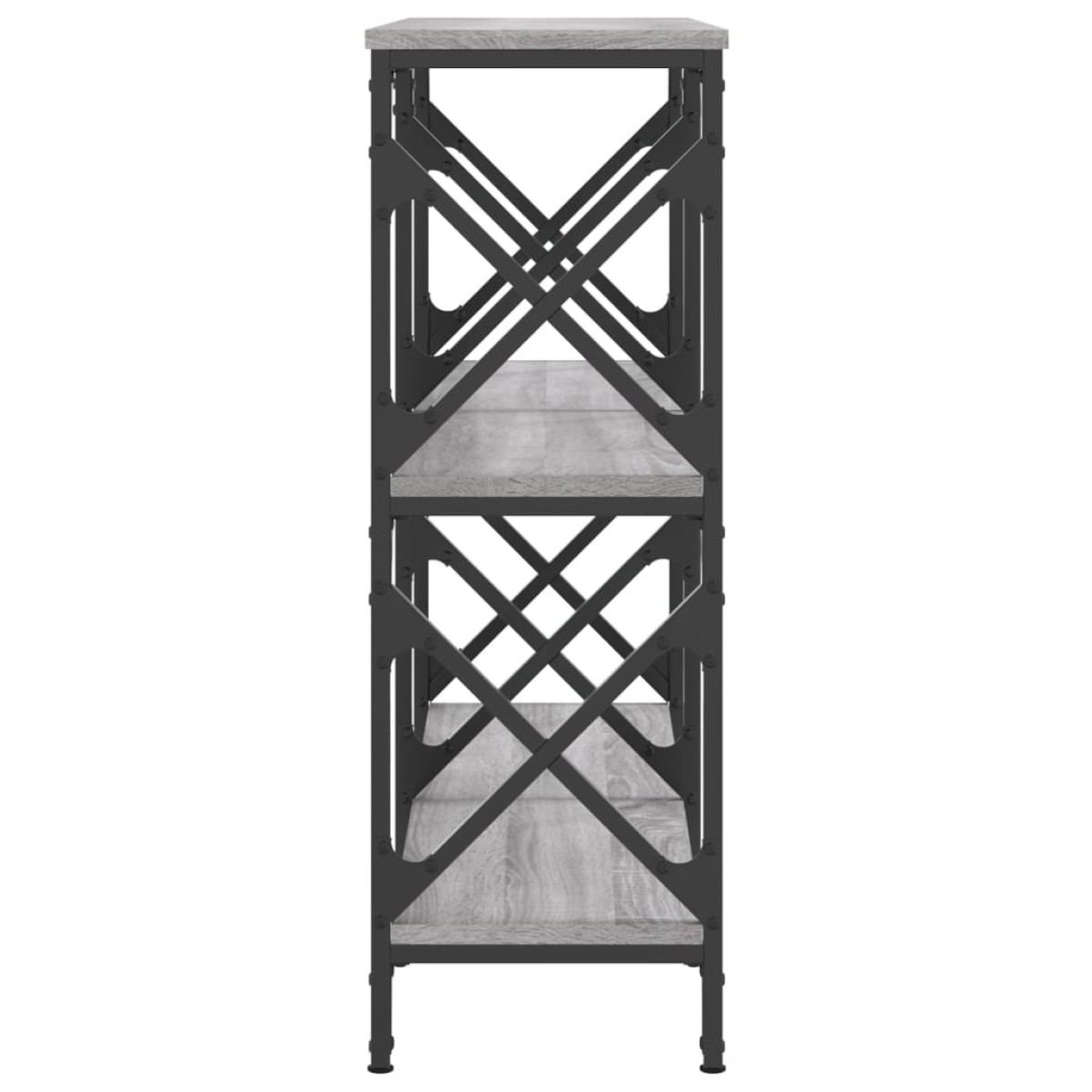 vidaXL Τραπέζι Κονσόλα Γκρι Sonoma 100x28x80,5 εκ. Επεξεργασμένο Ξύλο