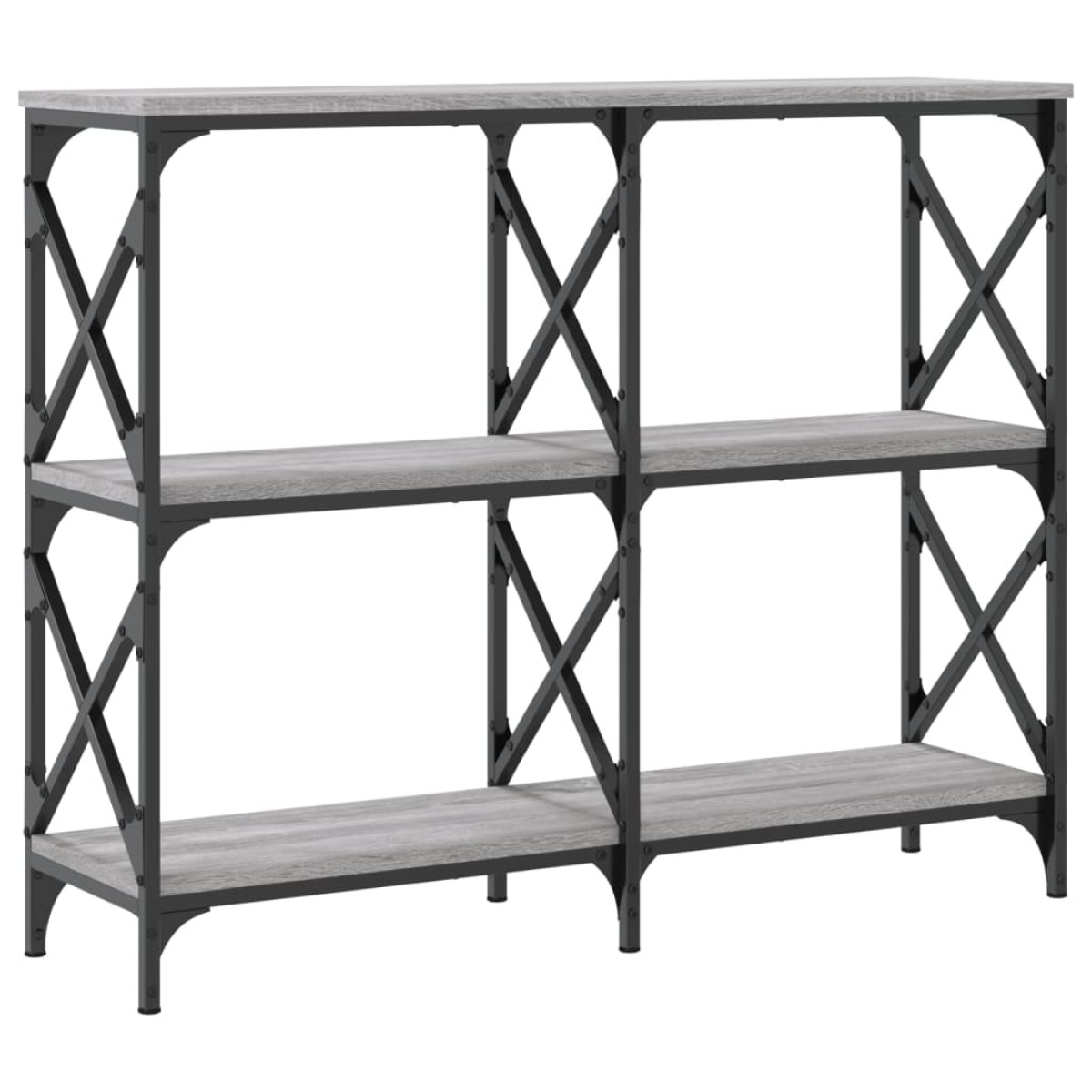 vidaXL Τραπέζι Κονσόλα Γκρι Sonoma 100x28x80,5 εκ. Επεξεργασμένο Ξύλο