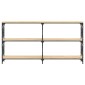 vidaXL Τραπέζι Κονσόλα Sonoma Δρυς 156 x 28 x 80,5 εκ. Επεξεργ. Ξύλο