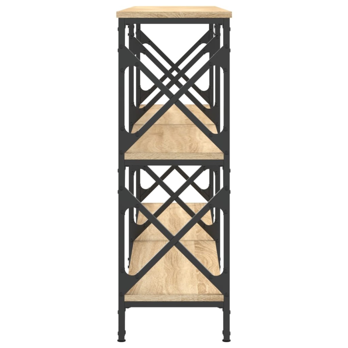 vidaXL Τραπέζι Κονσόλα Sonoma Δρυς 156 x 28 x 80,5 εκ. Επεξεργ. Ξύλο