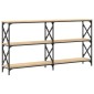 vidaXL Τραπέζι Κονσόλα Sonoma Δρυς 156 x 28 x 80,5 εκ. Επεξεργ. Ξύλο