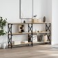 vidaXL Τραπέζι Κονσόλα Sonoma Δρυς 156 x 28 x 80,5 εκ. Επεξεργ. Ξύλο