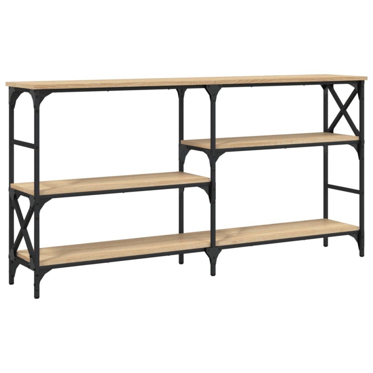vidaXL Τραπέζι Κονσόλα Sonoma Δρυς 150 x 29 x 76,5 εκ. Επεξεργ. Ξύλο