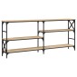 vidaXL Τραπέζι Κονσόλα Sonoma Δρυς 180x29x76,5 εκ. Επεξεργασμένο Ξύλο