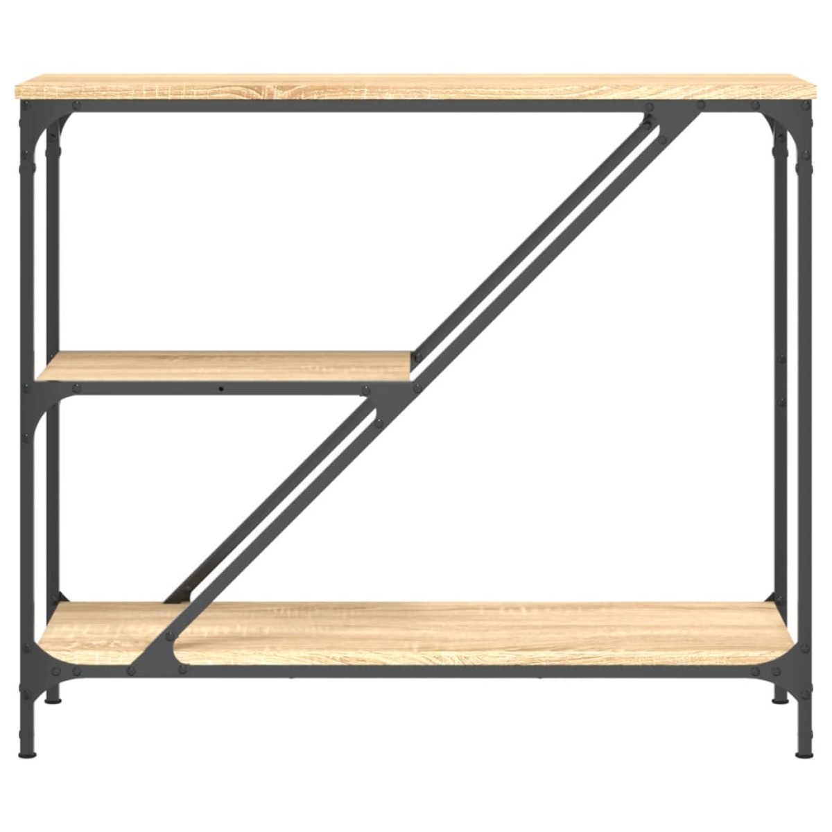 vidaXL Τραπέζι Κονσόλα Sonoma Δρυς 88,5x30x75 εκ. Επεξεργασμένο Ξύλο