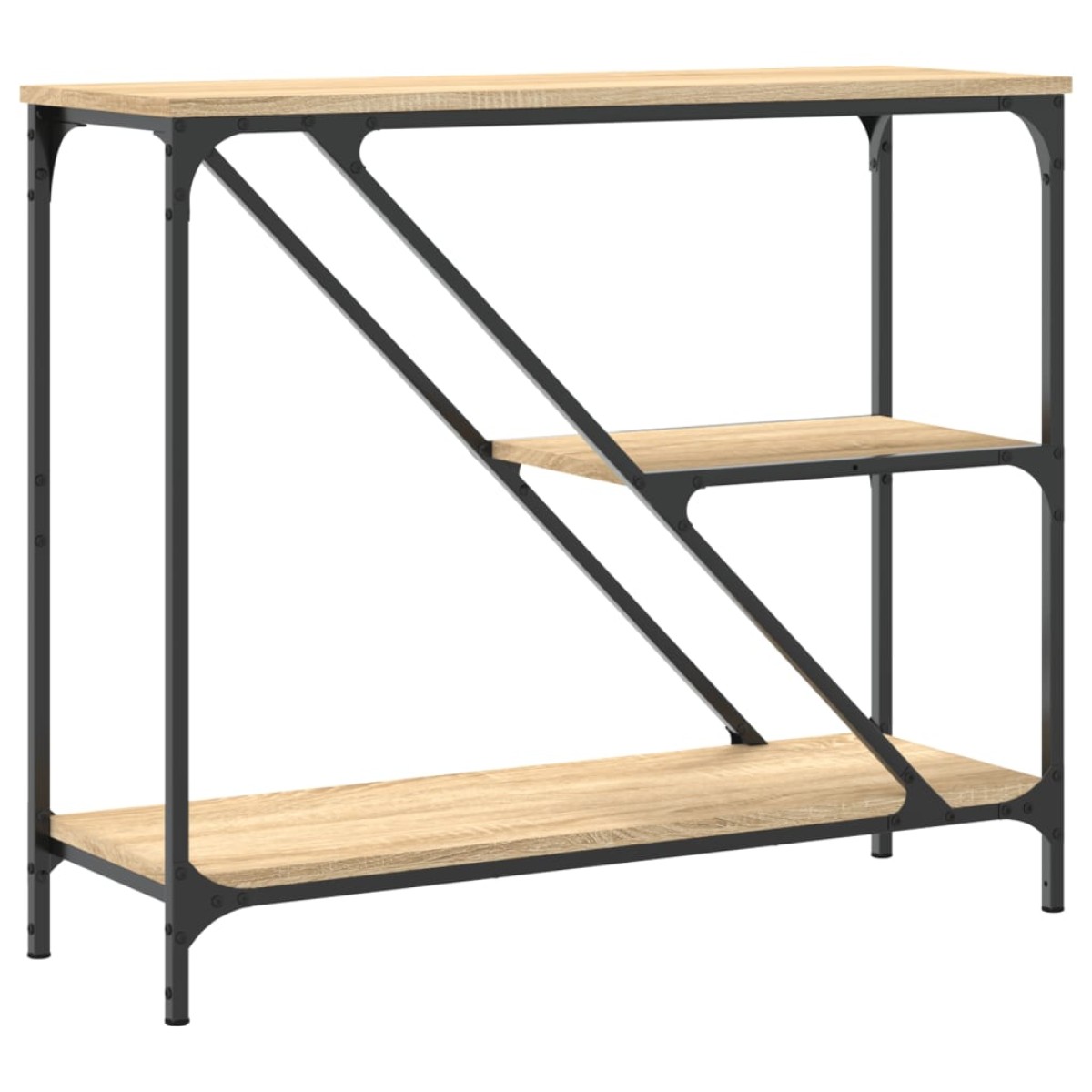 vidaXL Τραπέζι Κονσόλα Sonoma Δρυς 88,5x30x75 εκ. Επεξεργασμένο Ξύλο