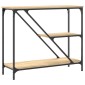 vidaXL Τραπέζι Κονσόλα Sonoma Δρυς 88,5x30x75 εκ. Επεξεργασμένο Ξύλο