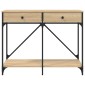 vidaXL Τραπέζι Κονσόλα Sonoma Δρυς 100x39x78,5 εκ. Επεξεργασμένο Ξύλο